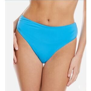 Andie Swim Blue Bikini Bottom High Waist